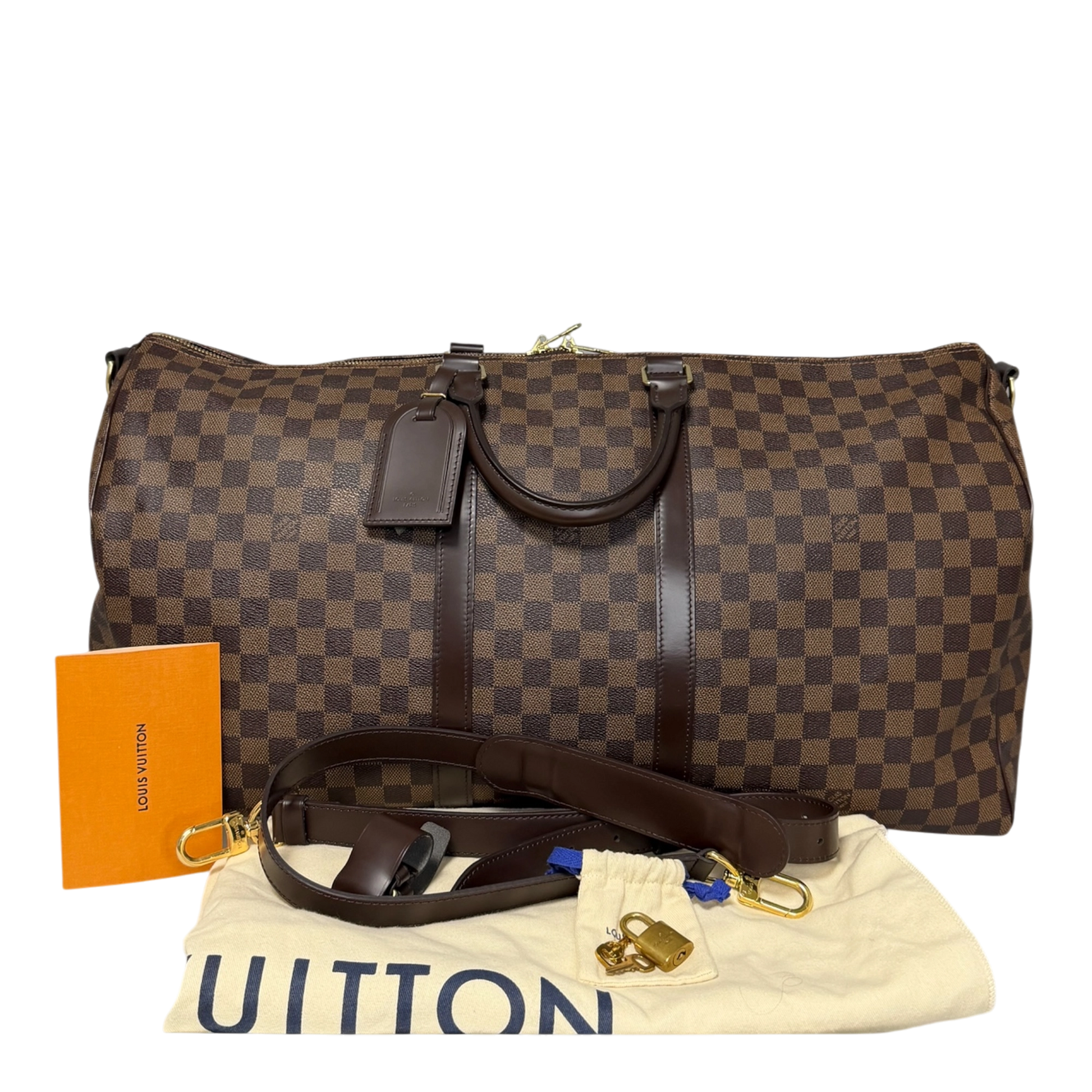 Louis Vuitton Keepall 55 Damier Ebene N41414 2022 / sehr gut Louis Vuitton