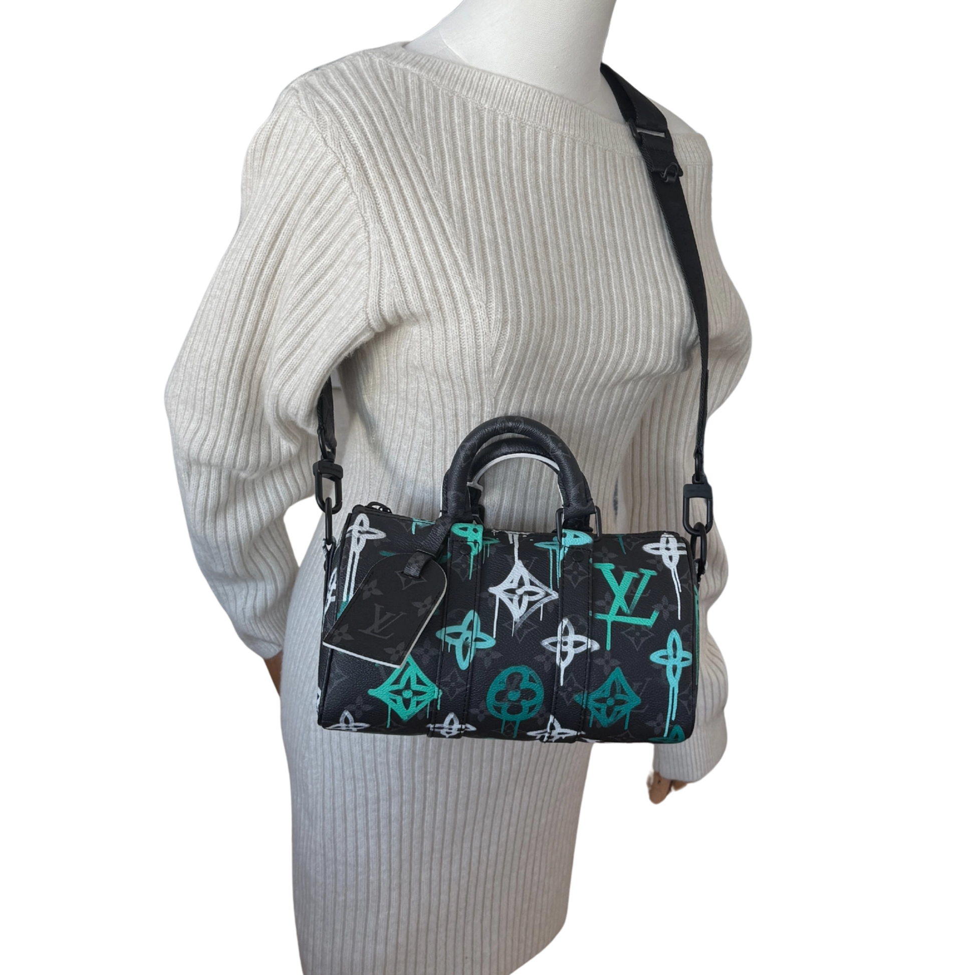 Louis Vuitton Keepall Bandoulière 25 LV Graffiti Multicolor M21399 Fullset / neuwertig Louis Vuitton