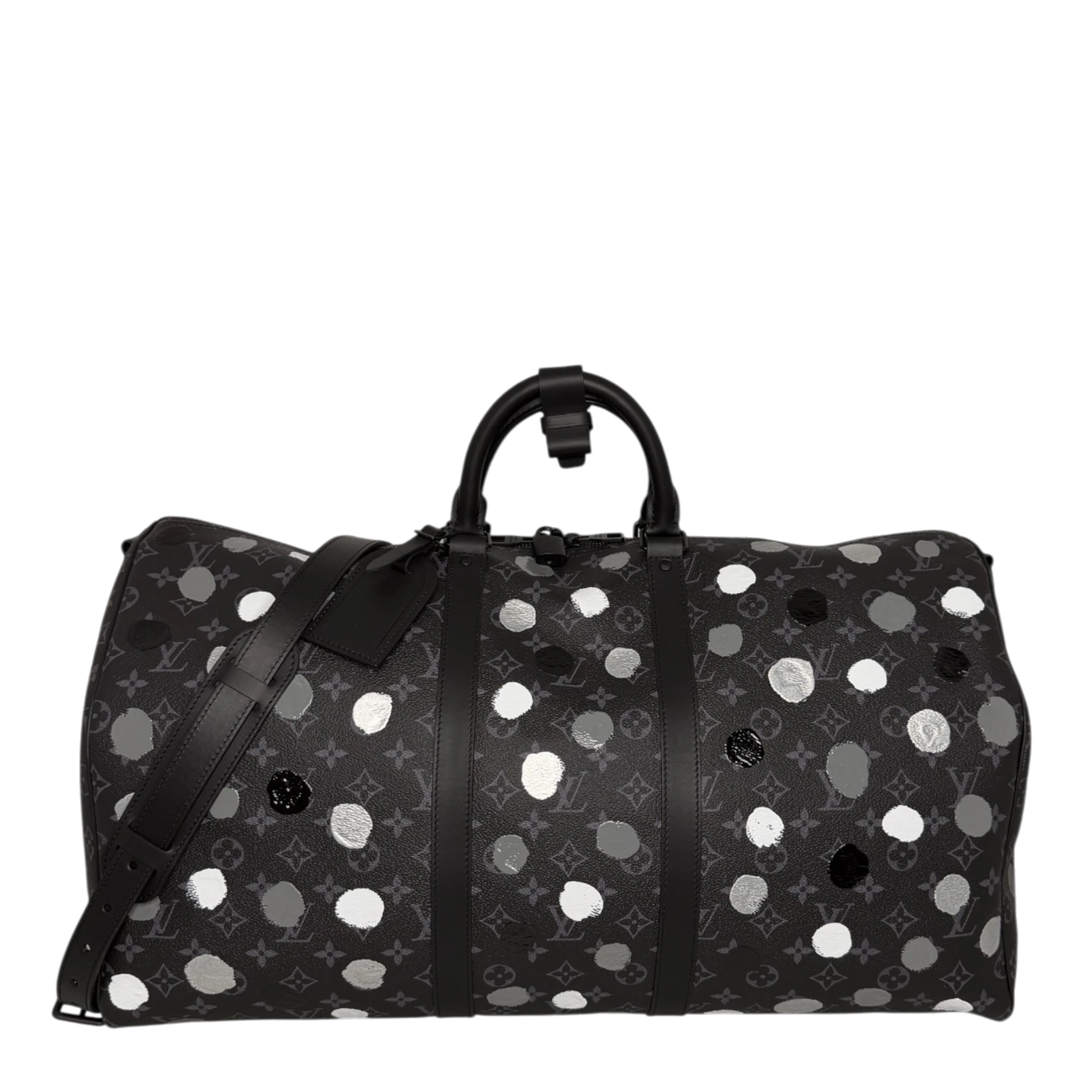 Louis Vuitton x Yayoi Kusama Keepall 55 Monogram Eclipse Fullset / neuwertig Louis Vuitton