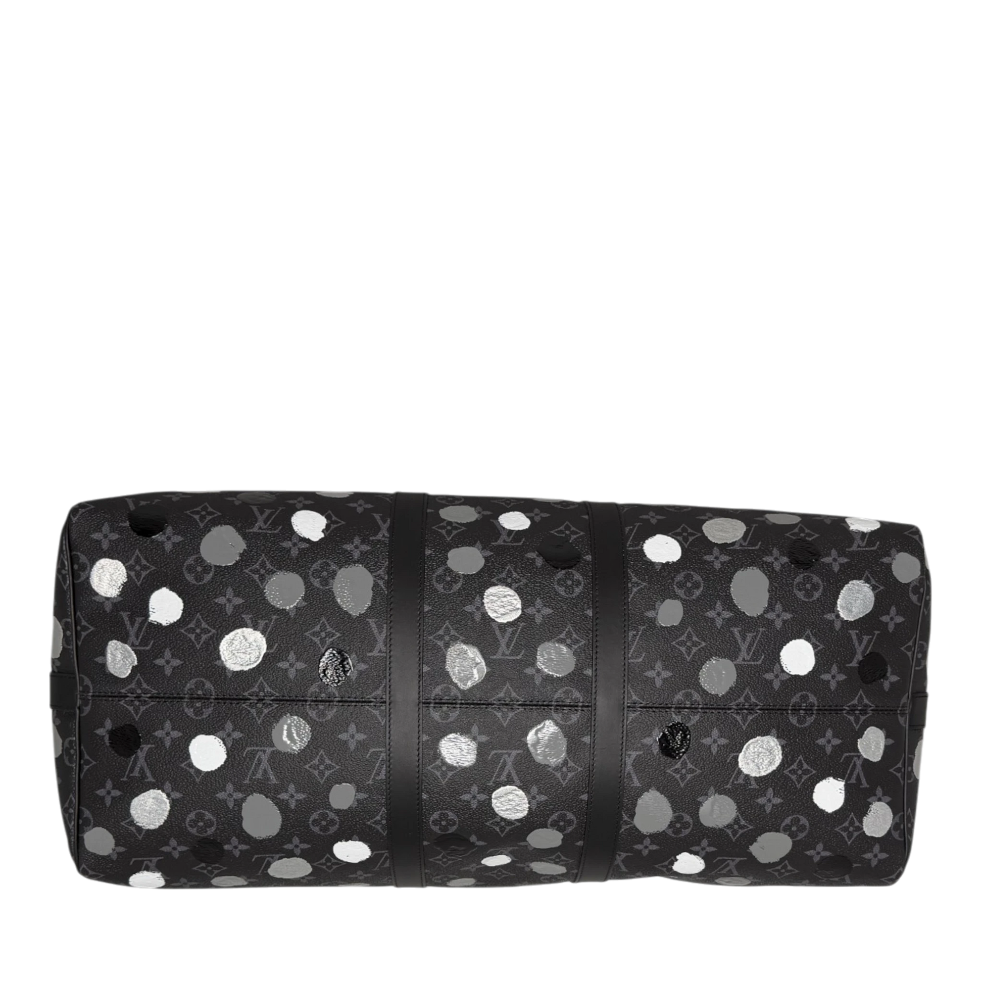 Louis Vuitton x Yayoi Kusama Keepall 55 Monogram Eclipse Fullset / neuwertig Louis Vuitton
