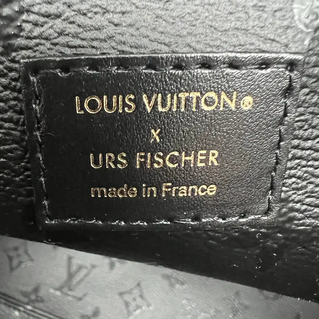 Louis Vuitton xUF Urs Fischer rot X schwarz Monogramm Keepall Bandouliere 45 / neu Louis Vuitton
