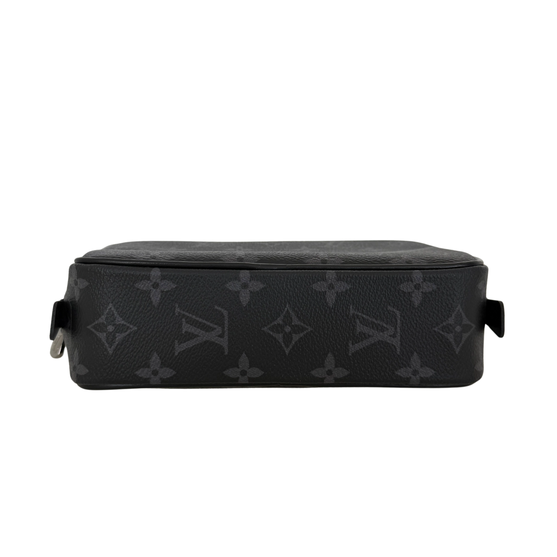 Louis Vuitton Poche Toilette PM Monogram Eclipse Canvas Kulturtasche M46577 Schwarz / neuwertig Louis Vuitton