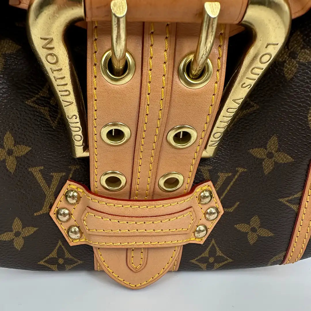 Louis Vuitton Leonor Monogram Canvas Schultertasche / gut Louis Vuitton