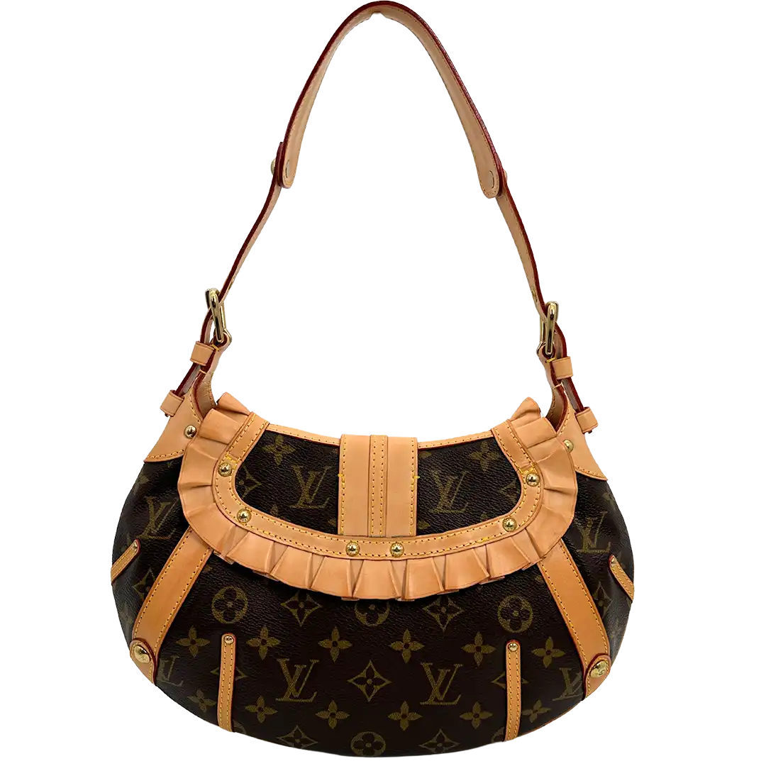 Louis Vuitton Leonor Monogram Canvas Schultertasche / gut Louis Vuitton