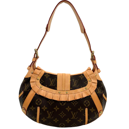 Louis Vuitton Leonor Monogram Canvas Schultertasche / gut Louis Vuitton
