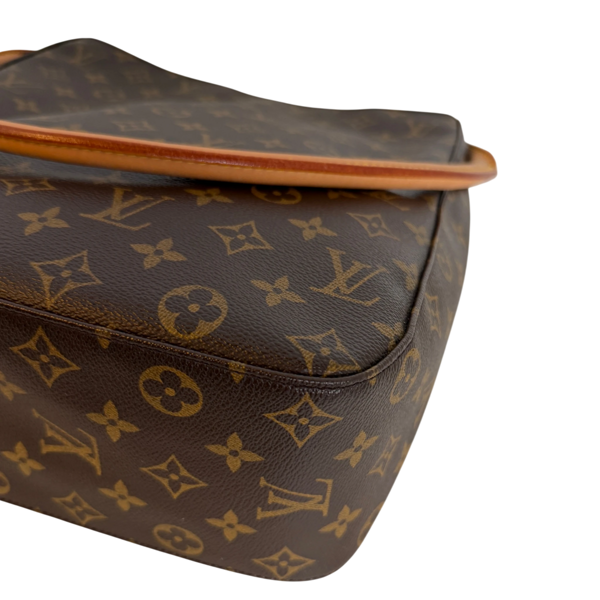 Louis Vuitton Looping GM Schultertasche Monogram Canvas Braun Gold