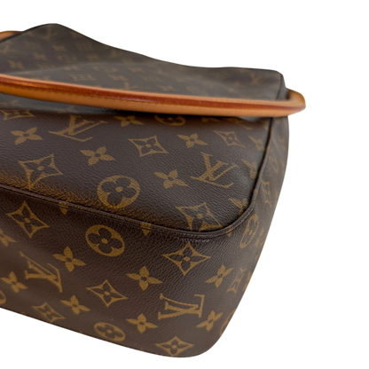Louis Vuitton Looping GM Schultertasche Monogram Canvas Braun Gold