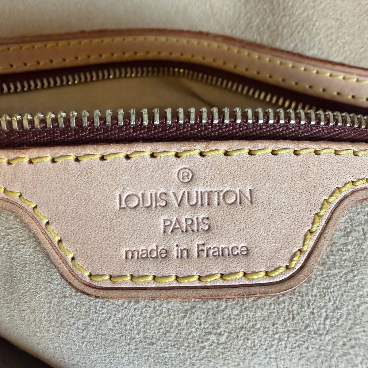 Louis Vuitton Looping GM Schultertasche Monogram Canvas Braun Gold