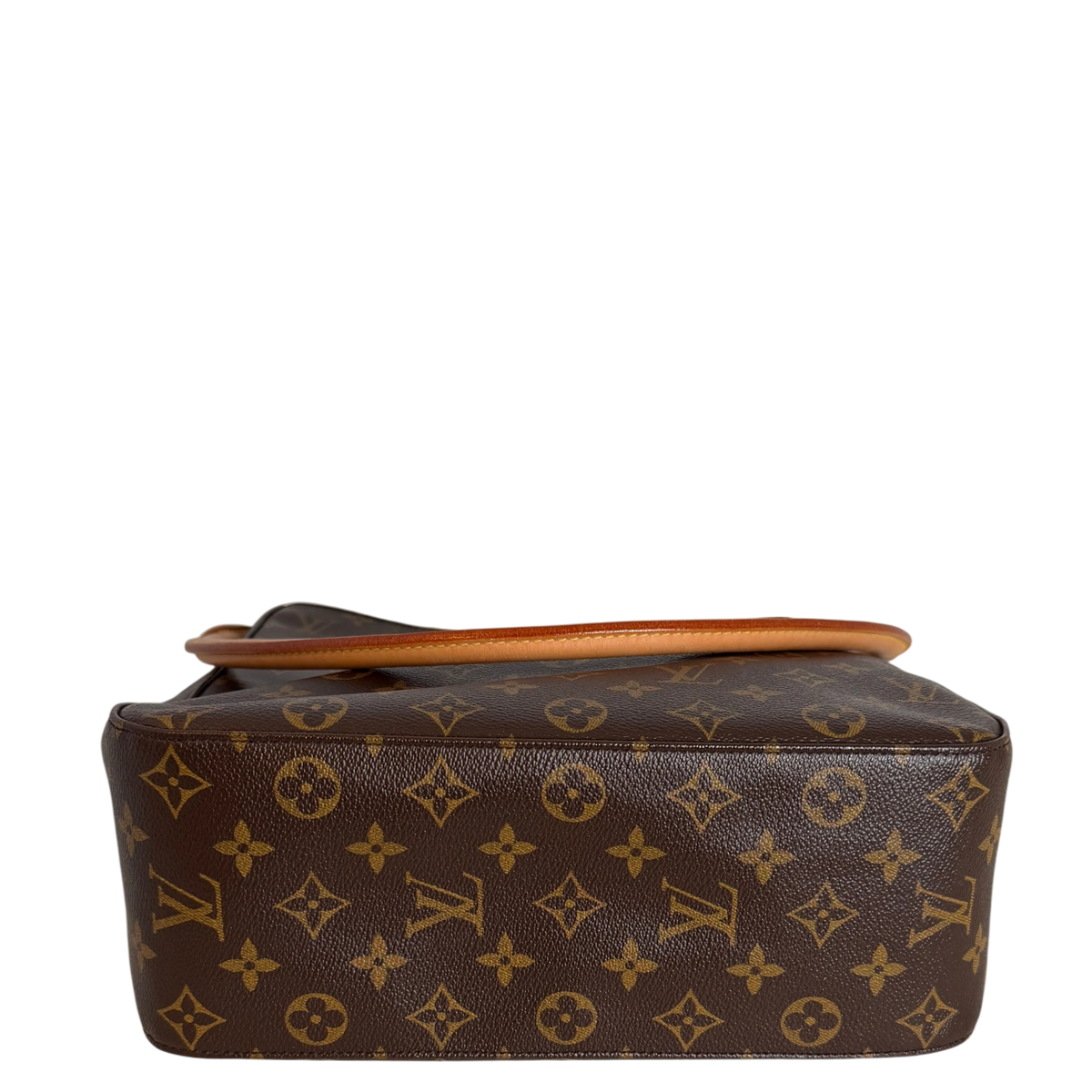 Louis Vuitton Looping GM Schultertasche Monogram Canvas Braun Gold