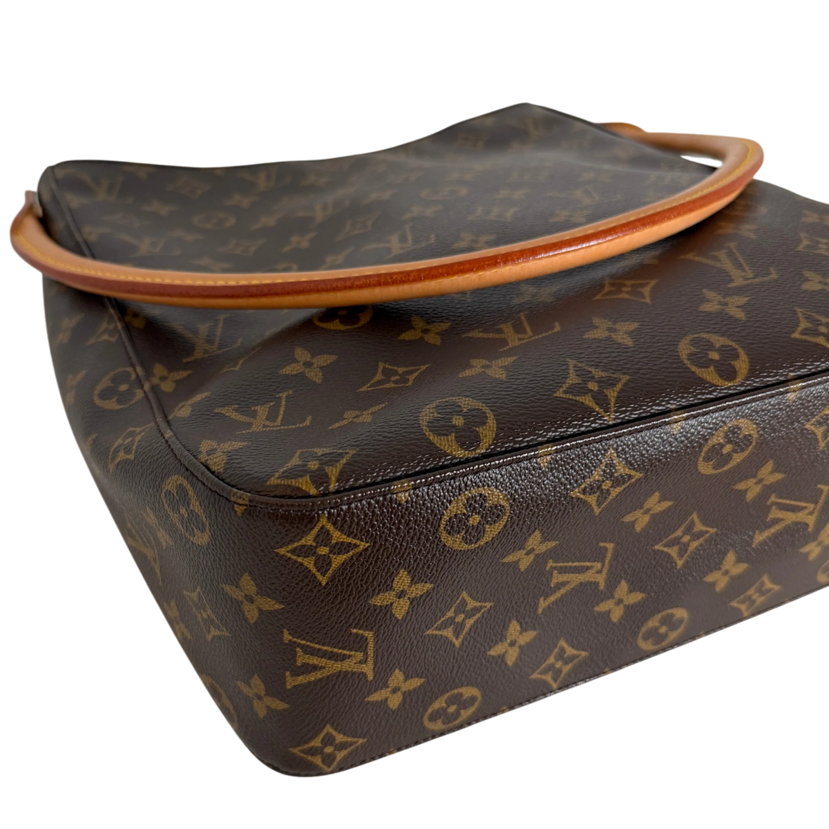 Louis Vuitton Looping GM Schultertasche Monogram Canvas Braun Gold