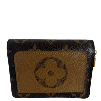 Louis Vuitton Lou Wallet Monogram Reverse Canvas Braun Gold