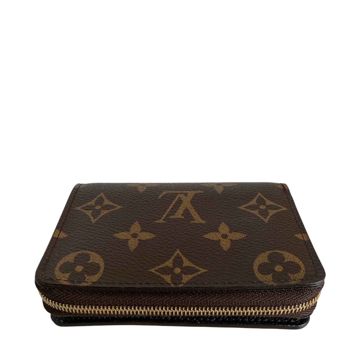 Louis Vuitton Lou Wallet Monogram Reverse Canvas Braun Gold