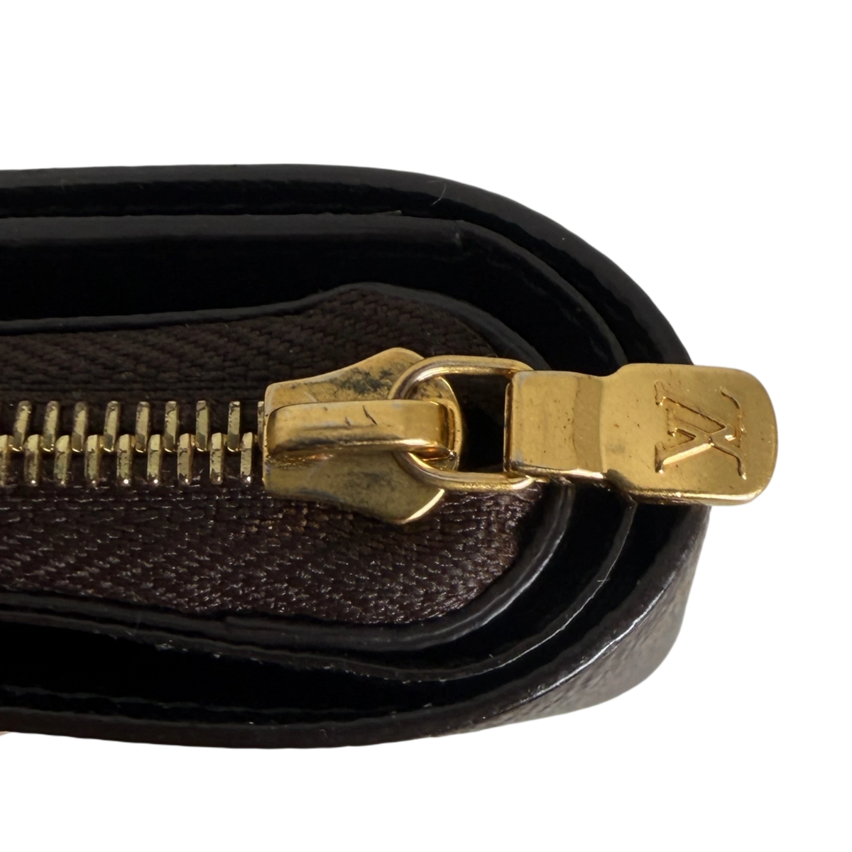 Louis Vuitton Lou Wallet Monogram Reverse Canvas Braun Gold