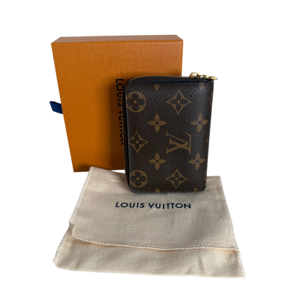 Louis Vuitton Lou Wallet Monogram Reverse Canvas Braun Gold