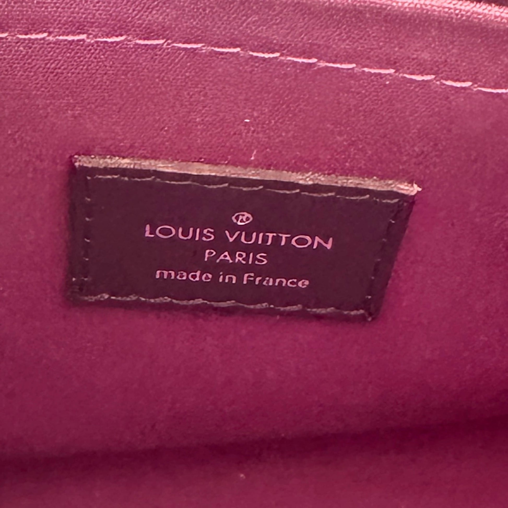 Louis Vuitton Madeleine Bag Epi Purple / sehr gut Echtheitscheck