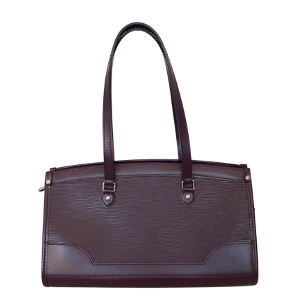 Louis Vuitton Madeleine Bag Epi Purple / sehr gut Echtheitscheck
