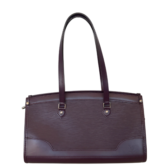 Louis Vuitton Madeleine Bag Epi Purple / sehr gut Echtheitscheck