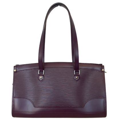 Louis Vuitton Madeleine Bag Epi Purple / sehr gut Echtheitscheck