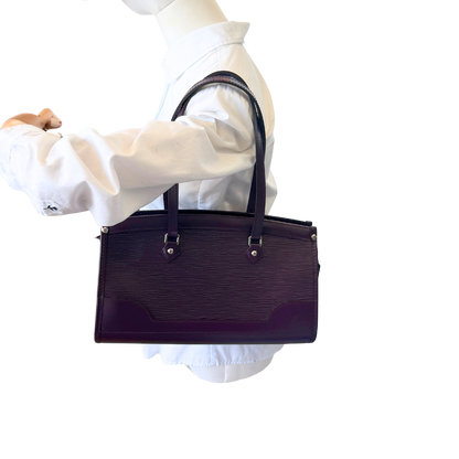 Louis Vuitton Madeleine Bag Epi Purple / sehr gut Echtheitscheck