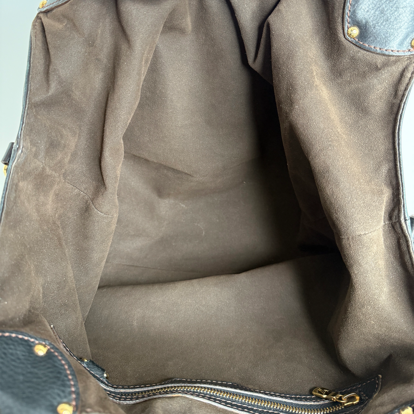 Louis Vuitton Mahina XL Leder schwarz / sehr gut Louis Vuitton