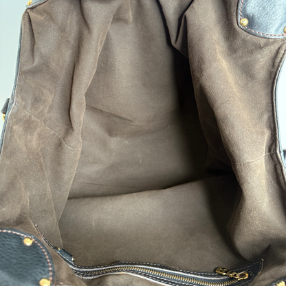 Louis Vuitton Mahina XL Leder schwarz / sehr gut Louis Vuitton