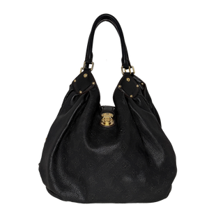 Louis Vuitton Mahina L Leder schwarz / sehr gut