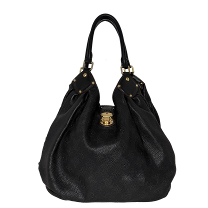 Louis Vuitton Mahina XL Leder schwarz / sehr gut Louis Vuitton