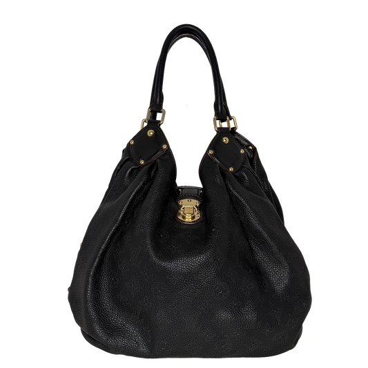 Louis Vuitton Mahina XL Leder schwarz / sehr gut Louis Vuitton