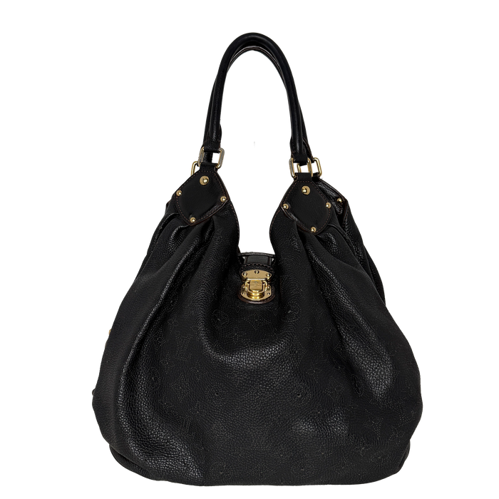 Louis Vuitton Mahina XL Leder schwarz / sehr gut Louis Vuitton