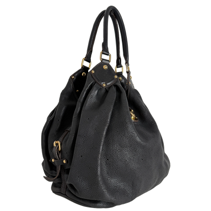Louis Vuitton Mahina XL Leder schwarz / sehr gut Louis Vuitton