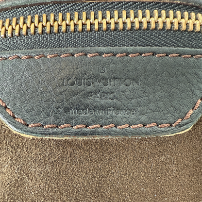 Louis Vuitton Mahina XL Leder schwarz / sehr gut Louis Vuitton