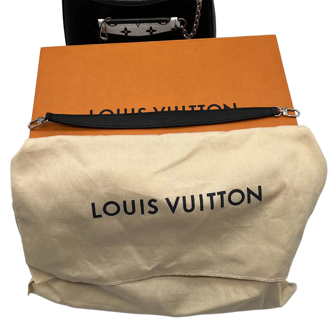 Louis Vuitton Marellini genarbtes Epi Leder schwarz / sehr gut Louis Vuitton