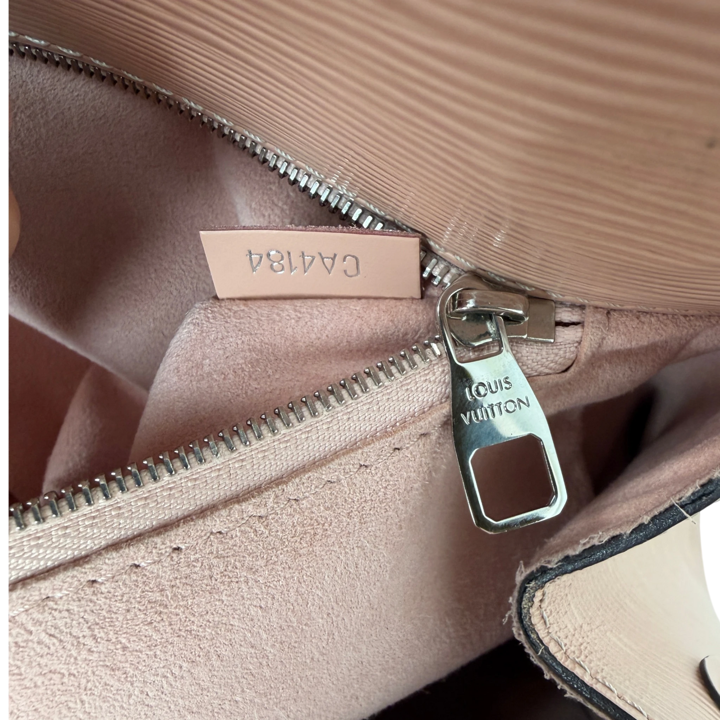 Louis Vuitton Marly BB Epi Leder Rose Ballerine Rosa Silber Louis Vuitton