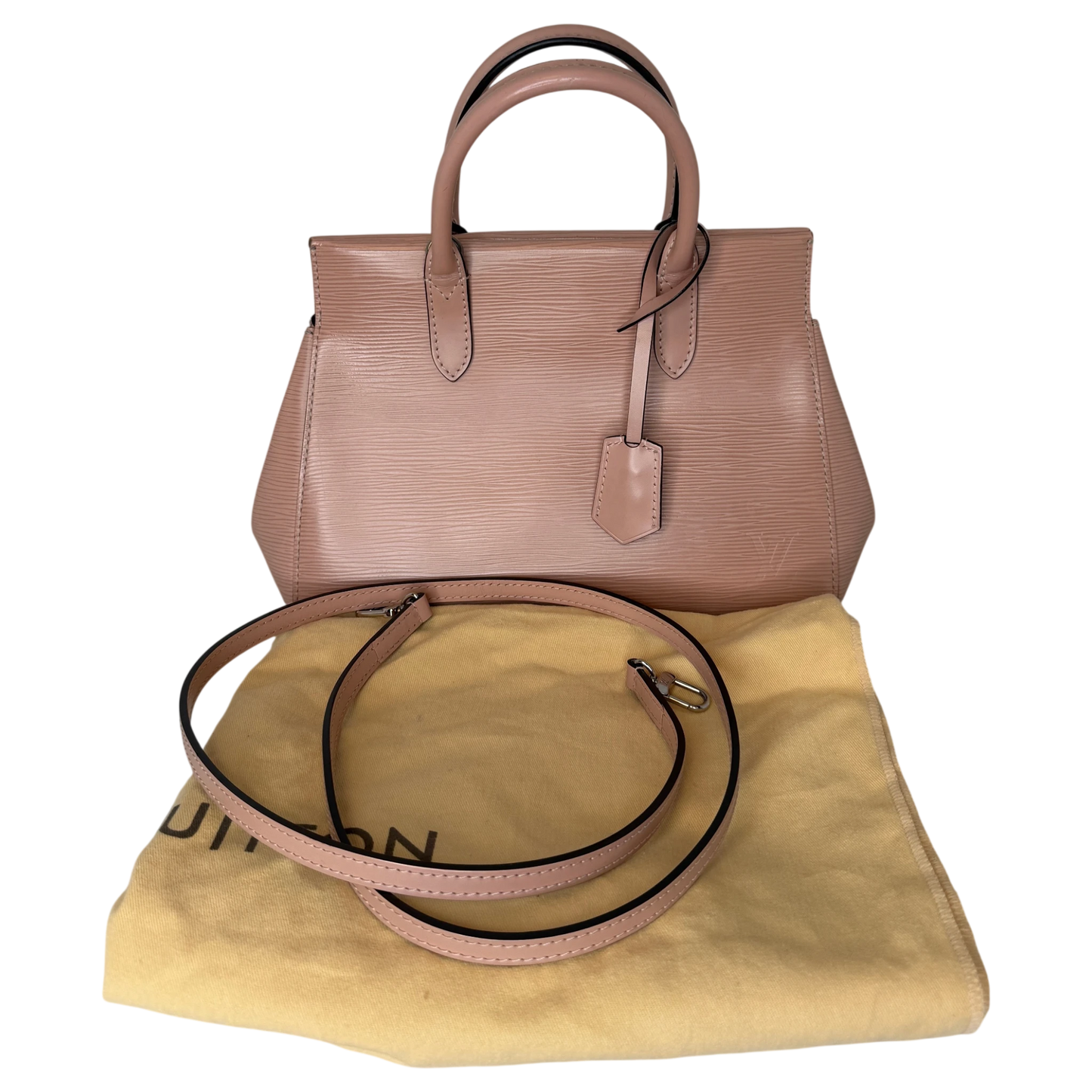Louis Vuitton Marly BB Epi Leder Rose Ballerine Rosa Silber Louis Vuitton