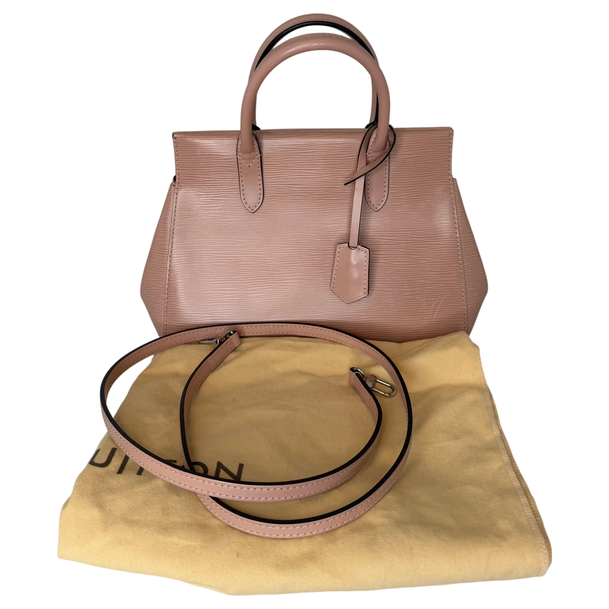 Louis Vuitton Marly BB Epi Leder Rose Ballerine Rosa Silber Louis Vuitton