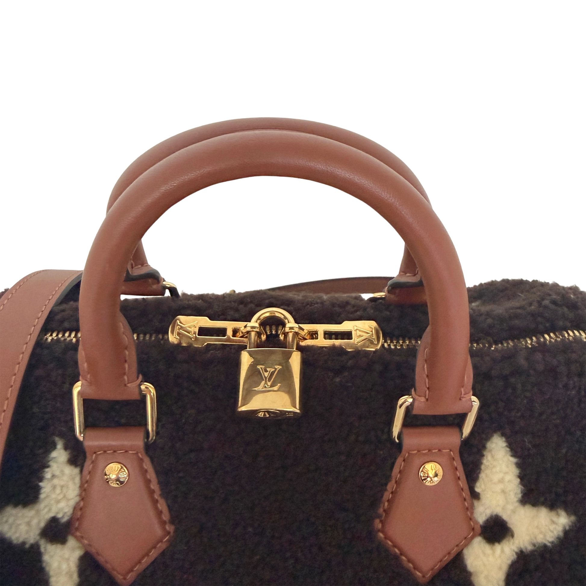 Louis Vuitton Monogram Teddy Speedy Bandouliere 25 M55422 / neuwertig Louis Vuitton
