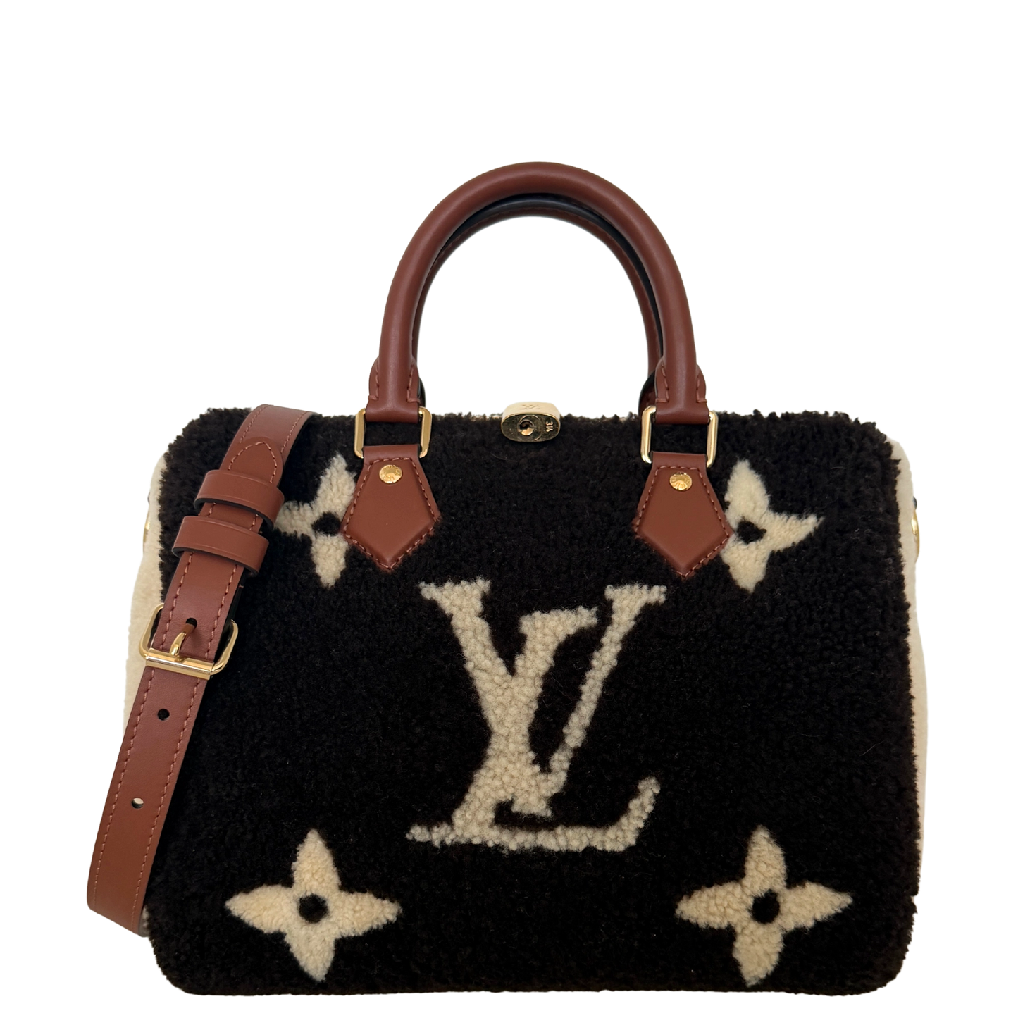 Louis Vuitton Monogram Teddy Speedy Bandouliere 25 M55422 / neuwertig Louis Vuitton