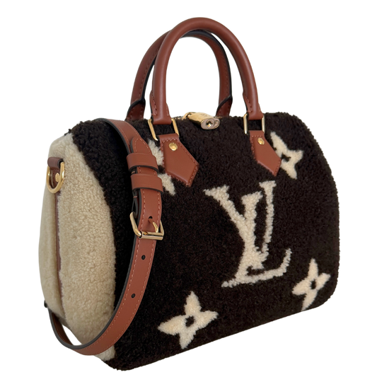 Louis Vuitton Monogram Teddy Speedy Bandouliere 25 M55422 / neuwertig Louis Vuitton