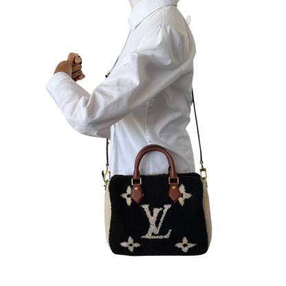 Louis Vuitton Monogram Teddy Speedy Bandouliere 25 M55422 / neuwertig Louis Vuitton