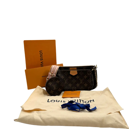 Louis Vuitton Multi Pochette Accessoires Monogram Canvas Rose Clair M44840 Fullset / sehr gut (Kopie) Louis Vuitton
