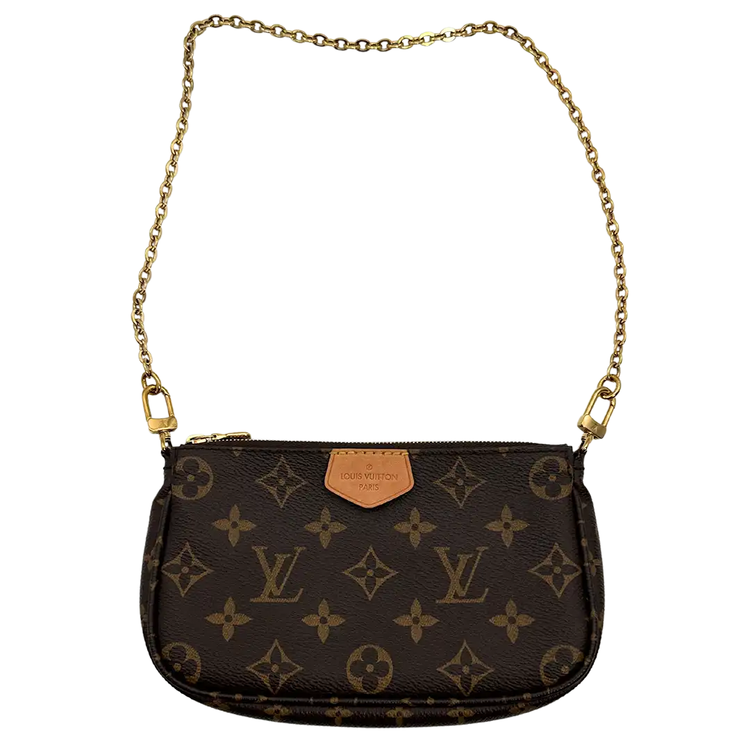 Louis Vuitton Multi Pochette Accessoires Monogram Canvas Rose Clair M44840 Fullset / sehr gut (Kopie) Louis Vuitton