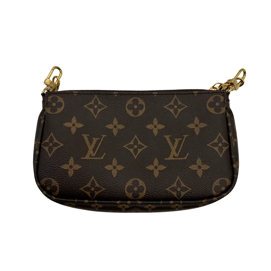 Louis Vuitton Multi Pochette Accessoires Monogram Canvas Rose Clair M44840 Fullset / sehr gut (Kopie) Louis Vuitton