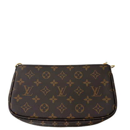 Louis Vuitton Multi Pochette Accessoires Monogram Rose Clair Gold Louis Vuitton