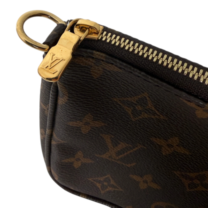 Louis Vuitton Multi Pochette Accessoires Monogram Rose Clair Gold Louis Vuitton