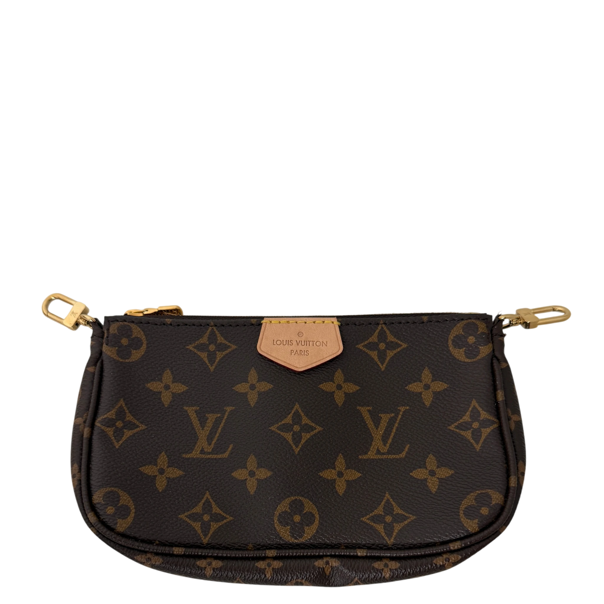 Louis Vuitton Multi Pochette Accessoires Monogram Rose Clair Gold Louis Vuitton
