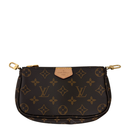 Louis Vuitton Multi Pochette Accessoires Monogram Rose Clair Gold Louis Vuitton