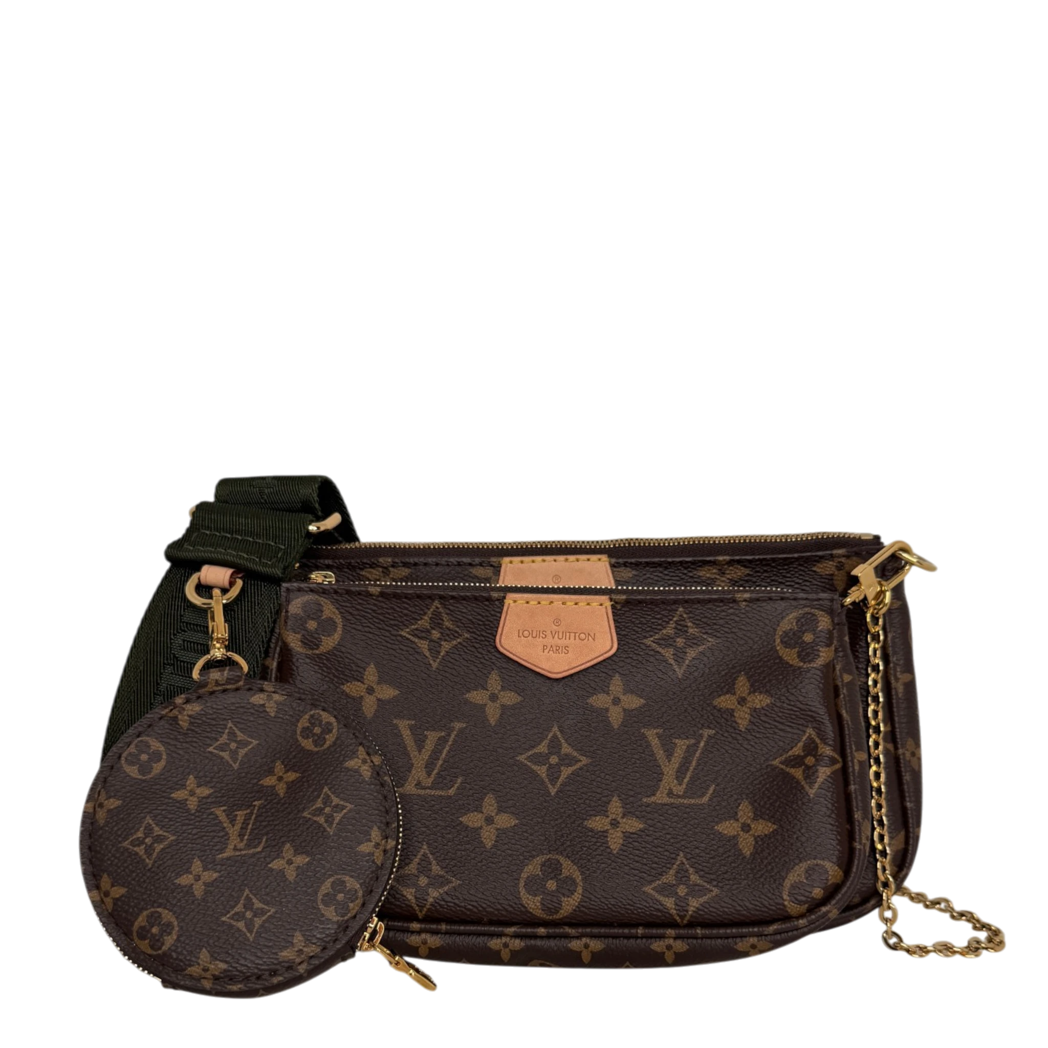 Louis Vuitton Multi Pochette Accessoires Monogram Khaki Louis Vuitton