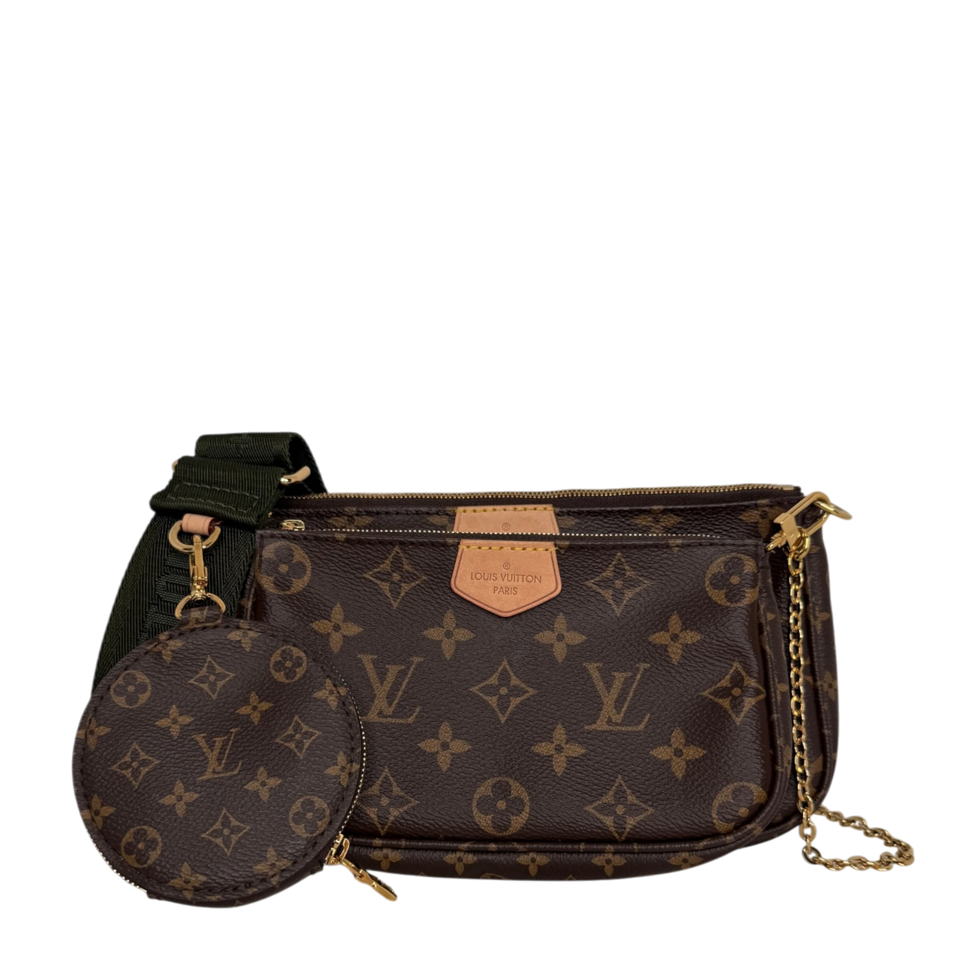 Louis Vuitton Multi Pochette Accessoires Monogram Khaki Louis Vuitton