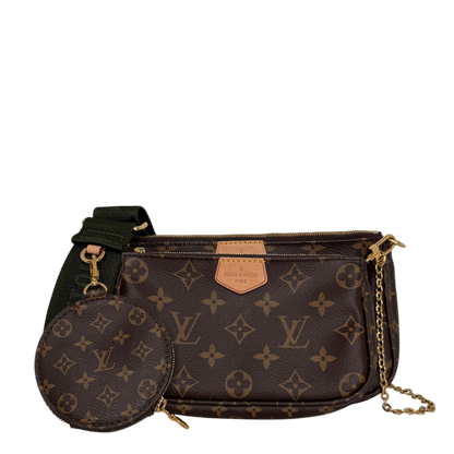 Louis Vuitton Multi Pochette Accessoires Monogram Khaki Louis Vuitton