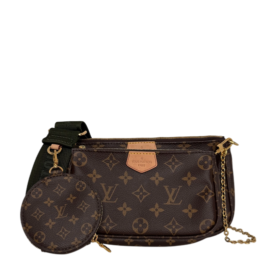 Louis Vuitton Multi Pochette Accessoires Monogram Khaki Louis Vuitton
